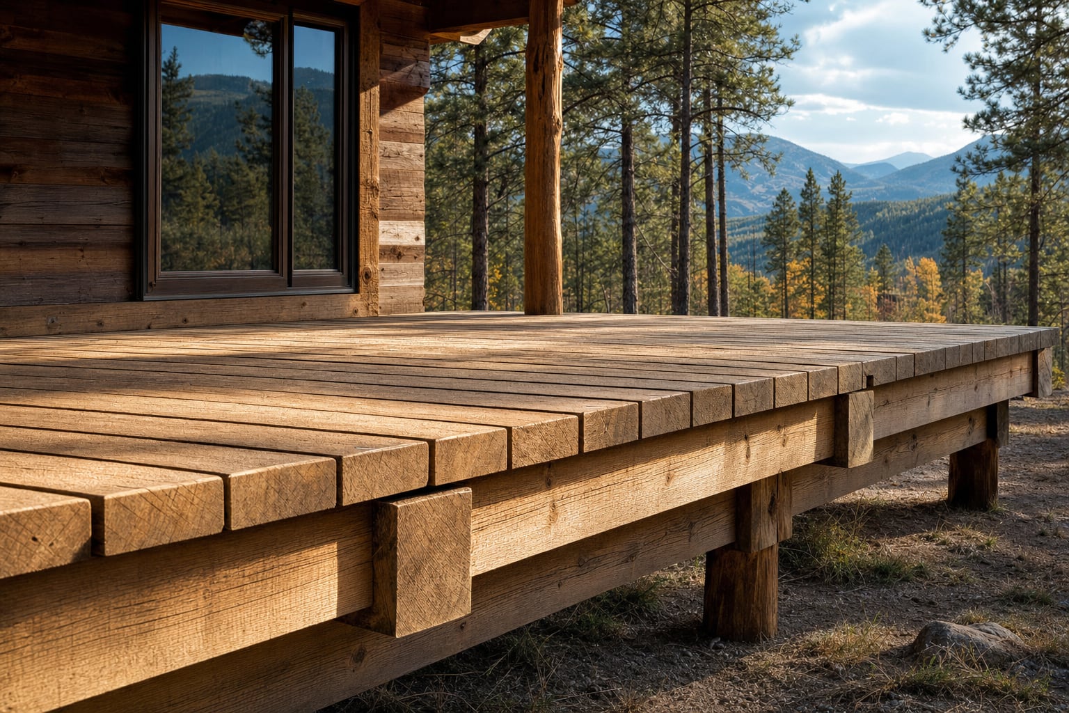 Rough-Cut Lumber for Decks, Boardwalks & Outdoor Structures